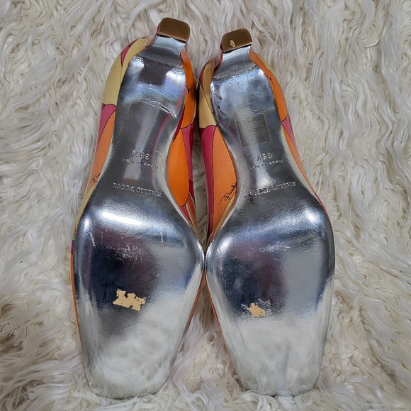 Emilio Pucci Multicolor Heels - Picture 8 of 9